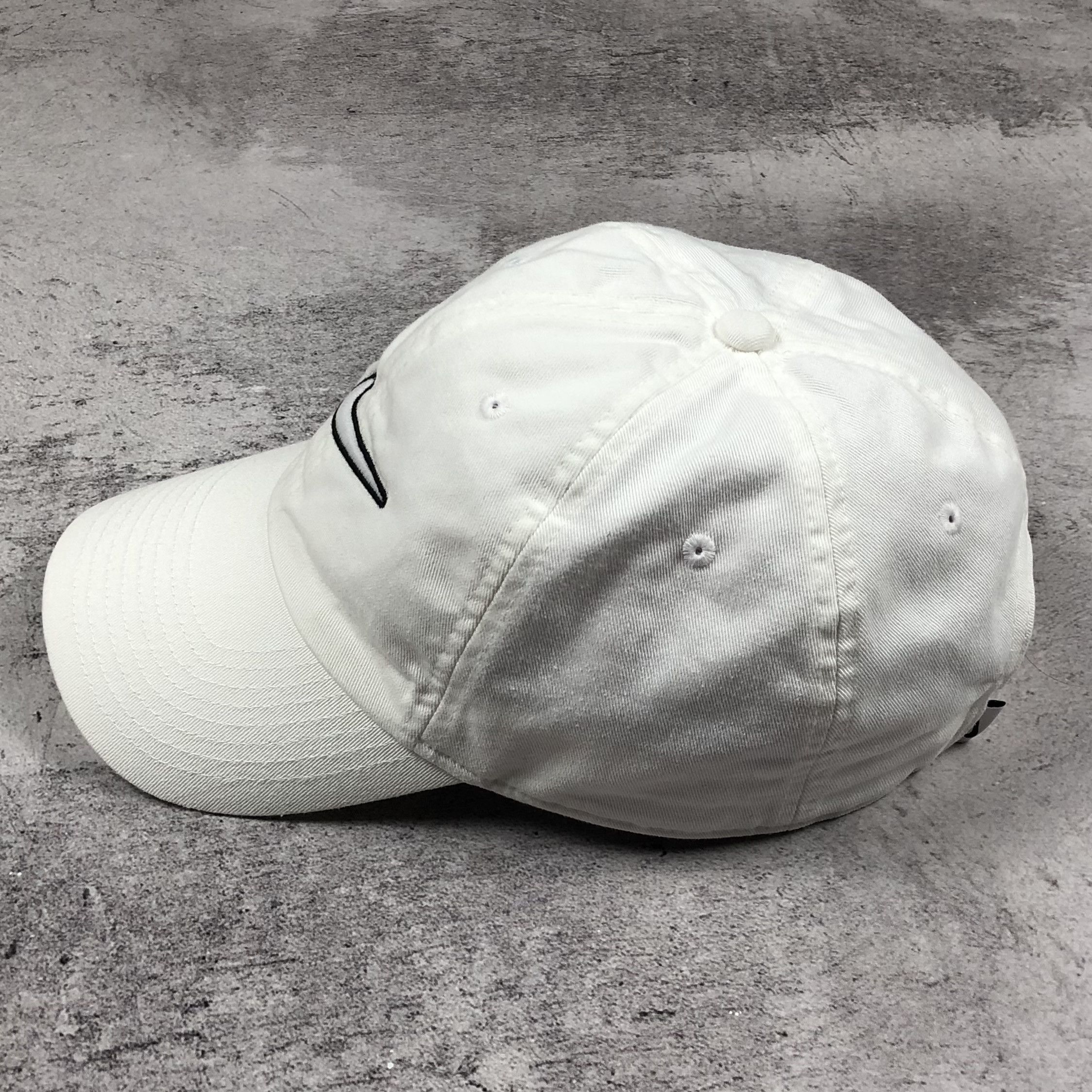 Nike Y2K Nike Swoosh Logo White Cap Size ONE SIZE - 4 Thumbnail