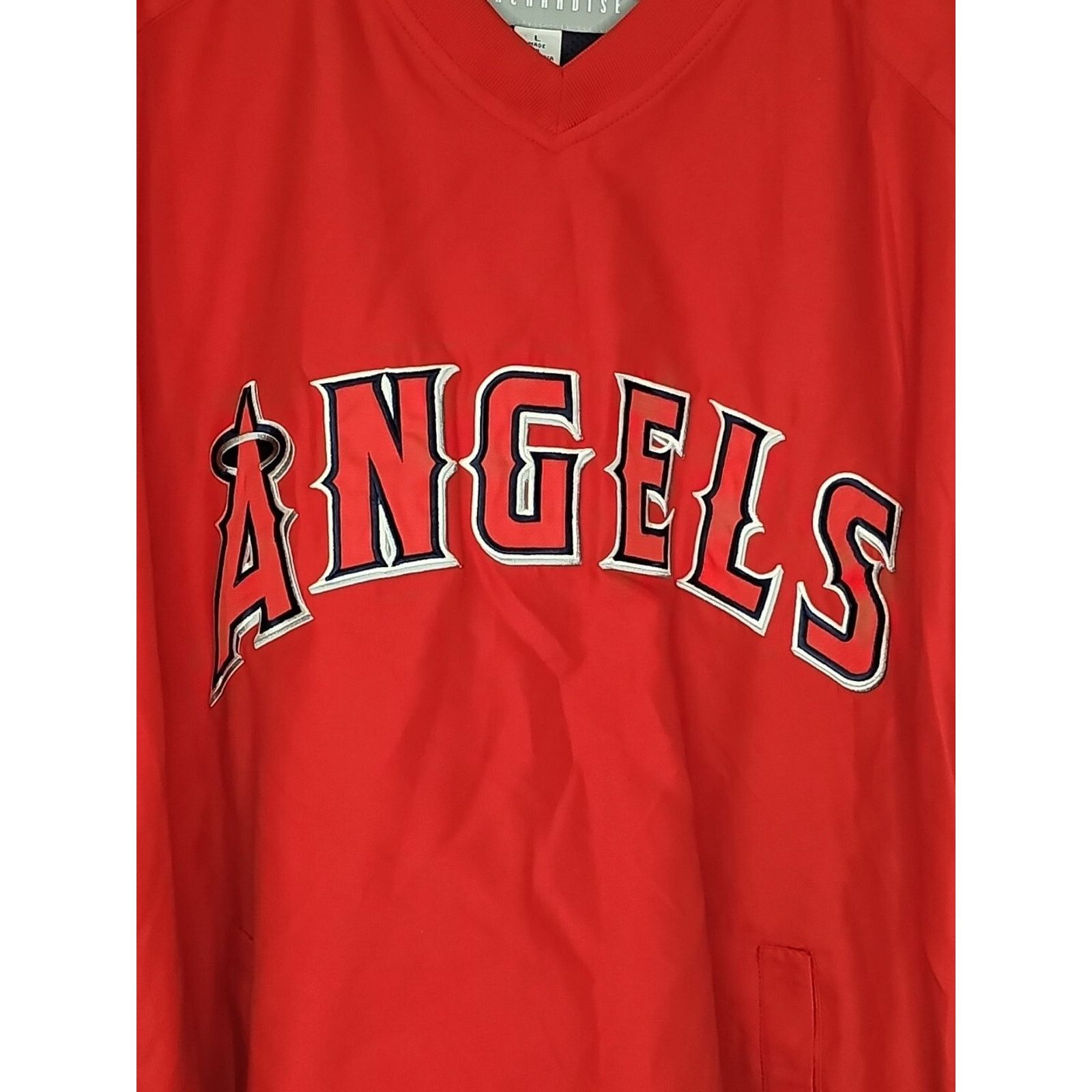 MLB MLB Los Angeles Angels Pullover Jacket Wind Breaker Size L Size US L / EU 52-54 / 3 - 2 Thumbnail