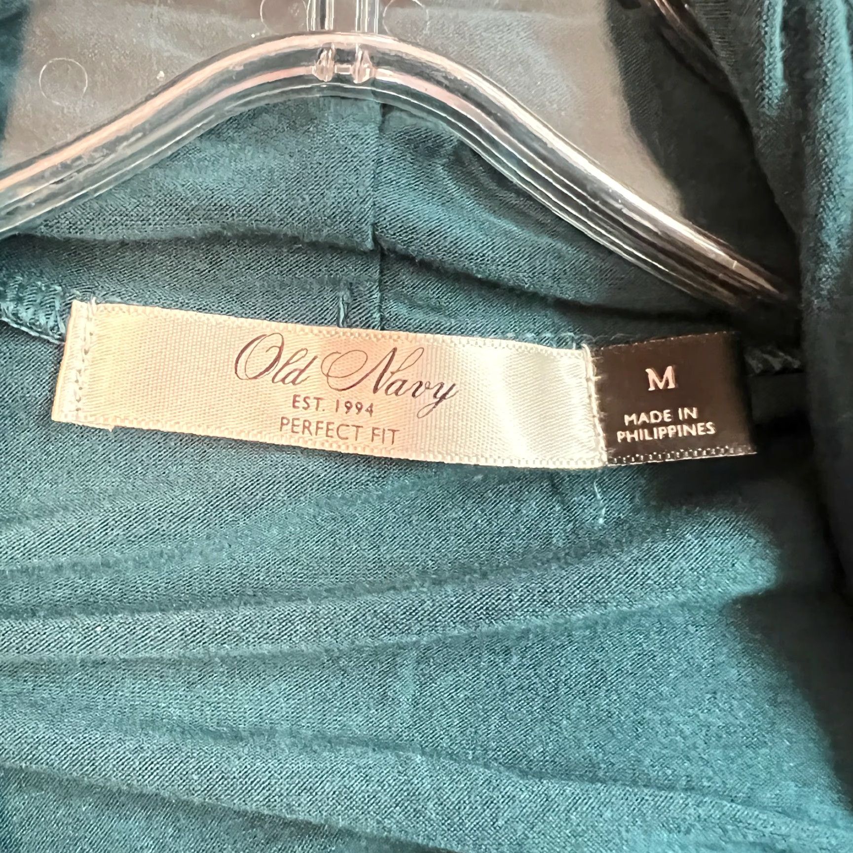 Old Navy Old Navy Womens Long Sleeves Cowl Neck Perfect Teal Blue Pullover Blouse Size M Size M / US 6-8 / IT 42-44 - 5 Thumbnail