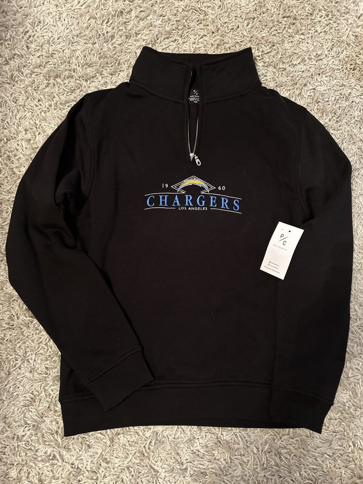NFL Peace collective x NFL LA Chargers half zip sweater Size US M / EU 48-50 / 2 - 2 Thumbnail