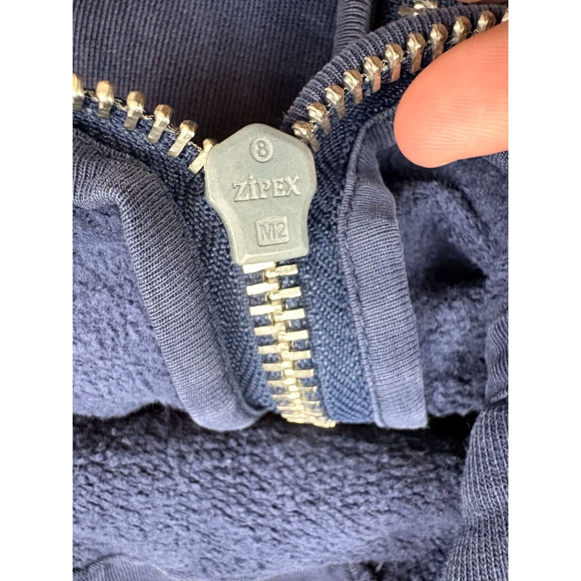True Religion True Religion Mens Navy Full-Zip Hoodie With Drawstring Hood Size US XXL / EU 58 / 5 - 14 Thumbnail