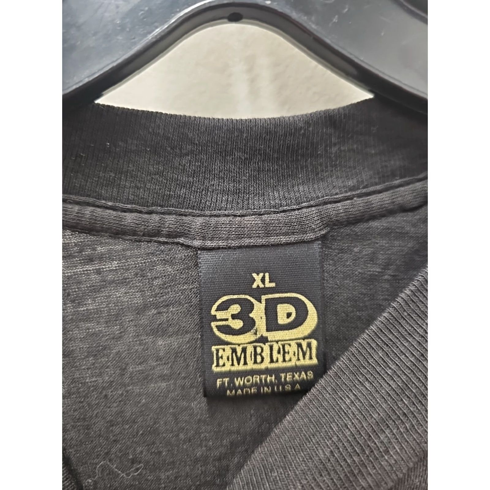 Vintage VINTAGE 1989 VIETNAM VETERANS SKULL T-SHIRT 3-D EMBLEM XL Black 3D Emblem Shirt Mens 1980s Distressed Military War Emblem XS? Size US XL / EU 56 / 4 - 2 Thumbnail