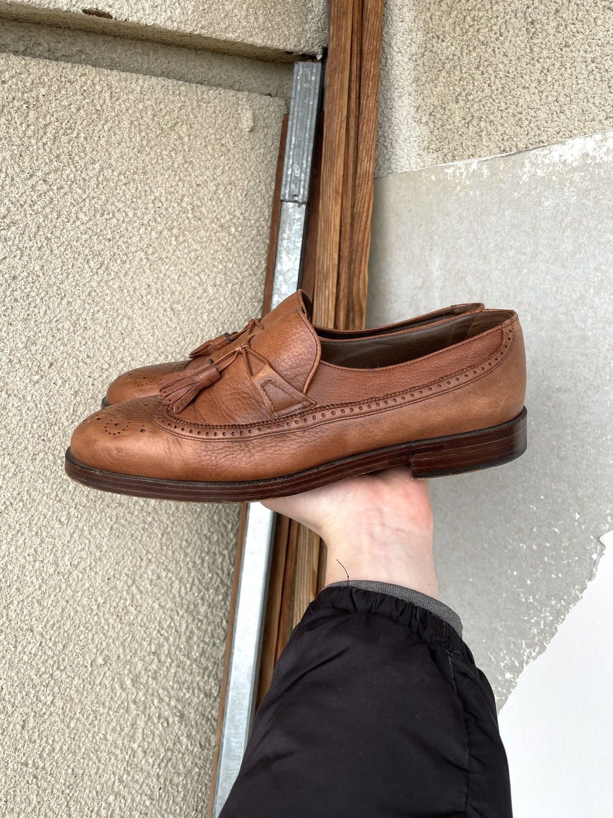Bally Bally Suisse Leather Tassel Loafers Brogue Size 9.5 Brown Size US 9.5 / EU 42-43 - 9 Thumbnail