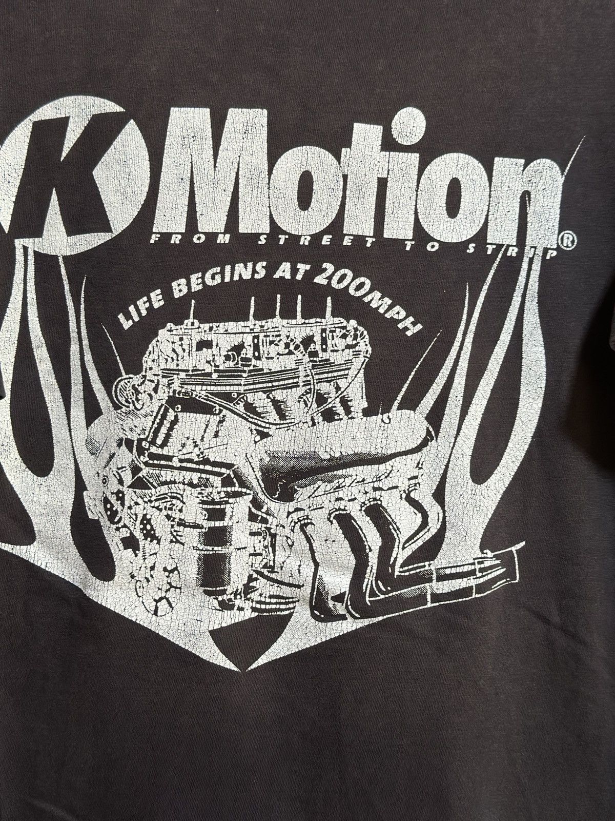 Vintage Vintage Team K Motion Racing Sun Faded Tee Size US M / EU 48-50 / 2 - 7 Thumbnail