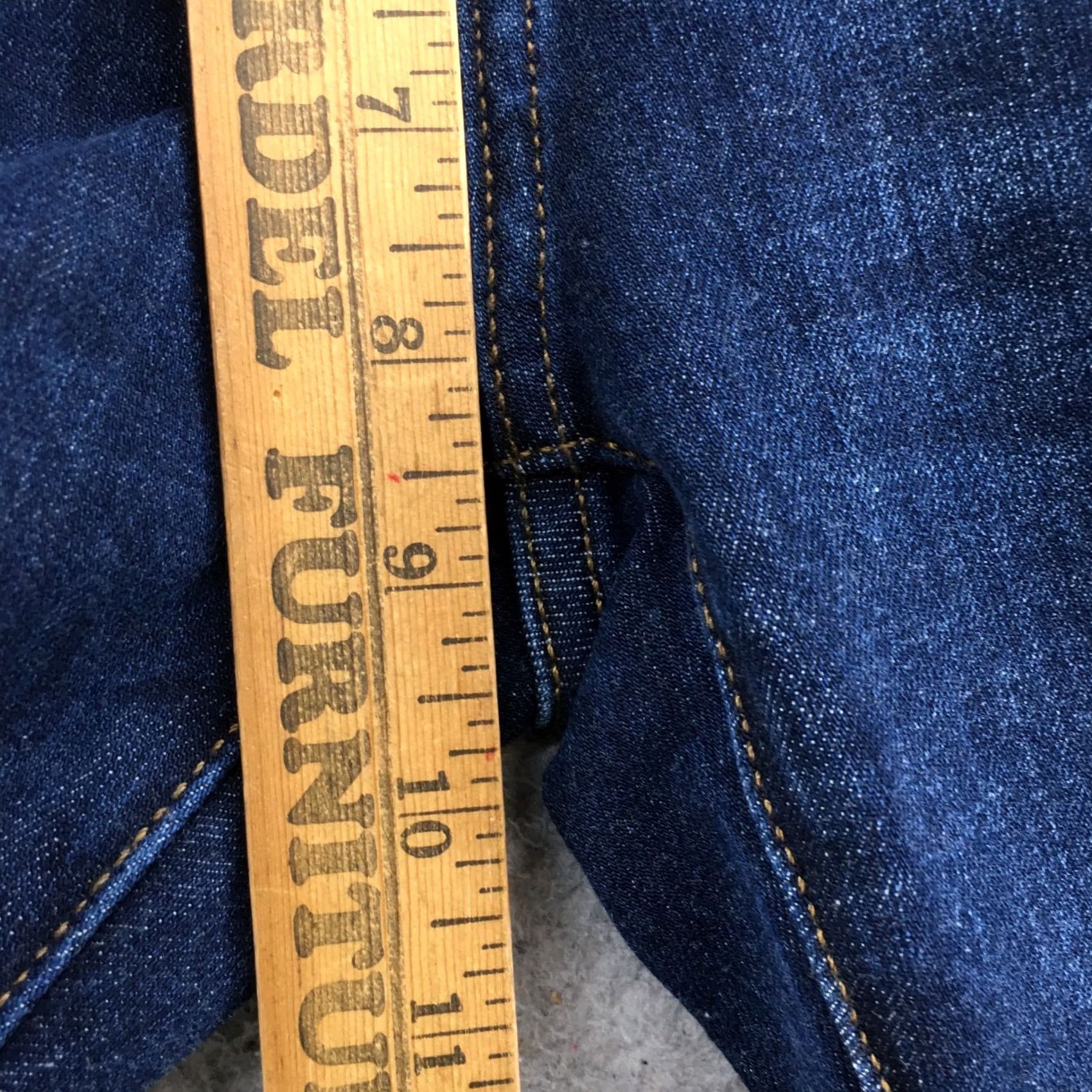 Banana Republic Banana Republic Jeans Womens Skinny Blue Dark Wash Denim Zip 26 Regular Inseam 27.5 Size 26" / US 2 / IT 38 - 6 Thumbnail