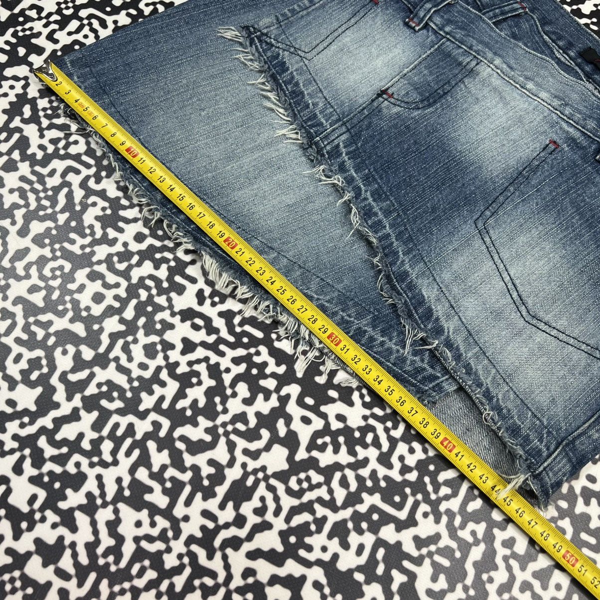 Playboy Vintage Y2K Playboy Sexy Style Denim Japanese Mini Skirt Size 28" / US 6 / IT 42 - 22 Thumbnail