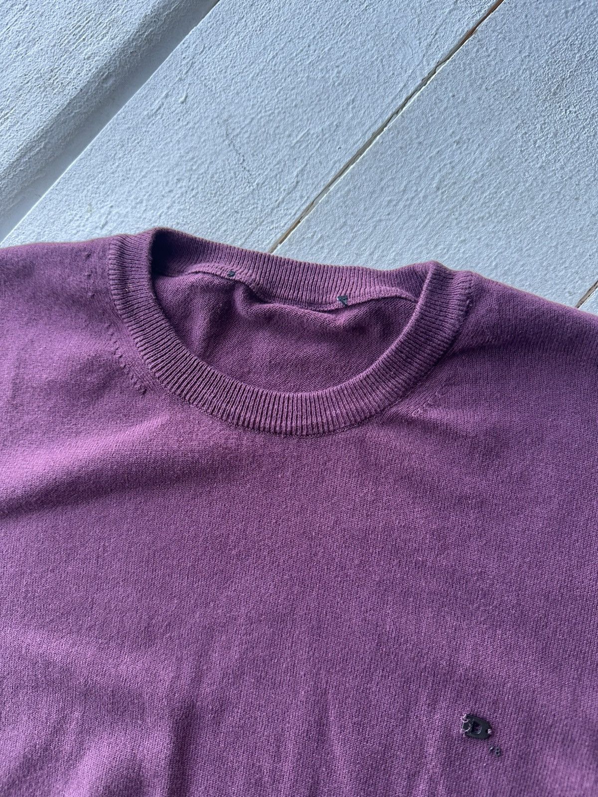 Diesel DIESEL 🚨 VNTG LIGHT SWEATER WITH LOGO D 1978 RARE Size US XXL / EU 58 / 5 - 5 Thumbnail