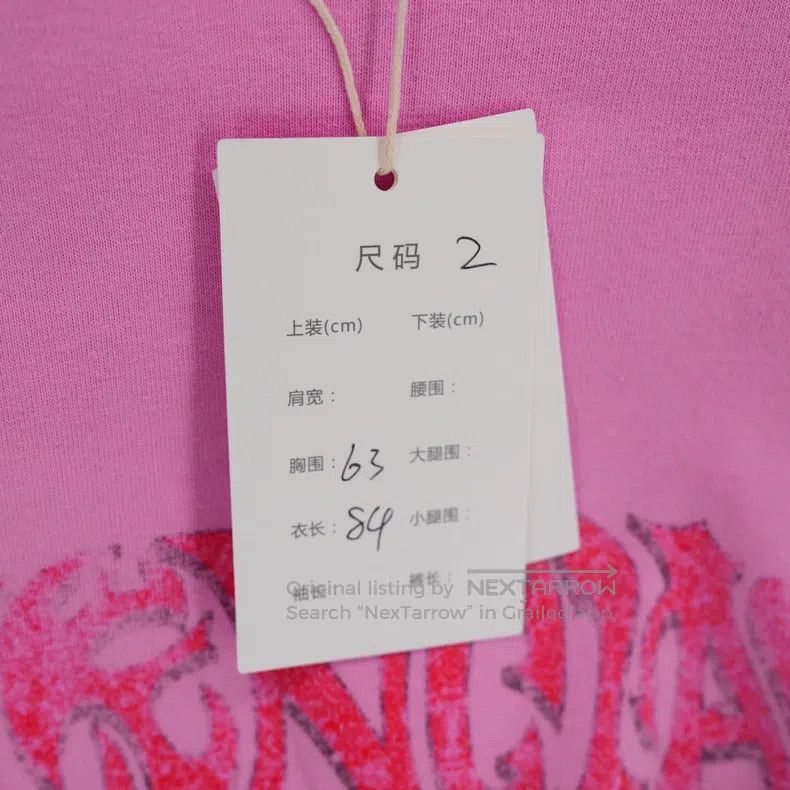 Balenciaga Balenciaga Pink flame print short-sleeve Size US M / EU 48-50 / 2 - 6 Thumbnail