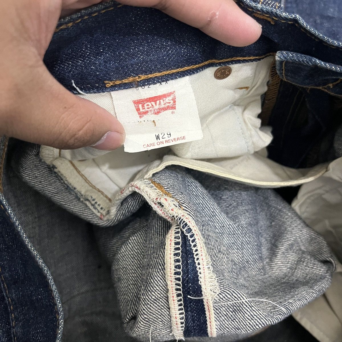 Levi's Vintage Clothing Vintage Levi's 502 Big E SELVEDGE Denim Pant 🟥 Size US 26 / EU 42 - 15 Thumbnail