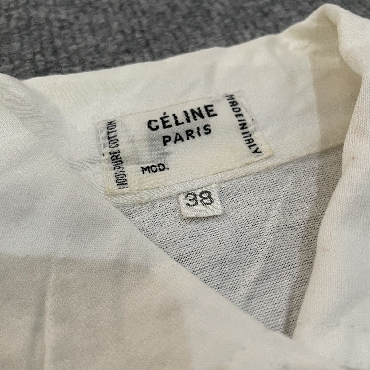 Celine Celine Paris Button Up Shirt Size XS / US 0-2 / IT 36-38 - 5 Thumbnail