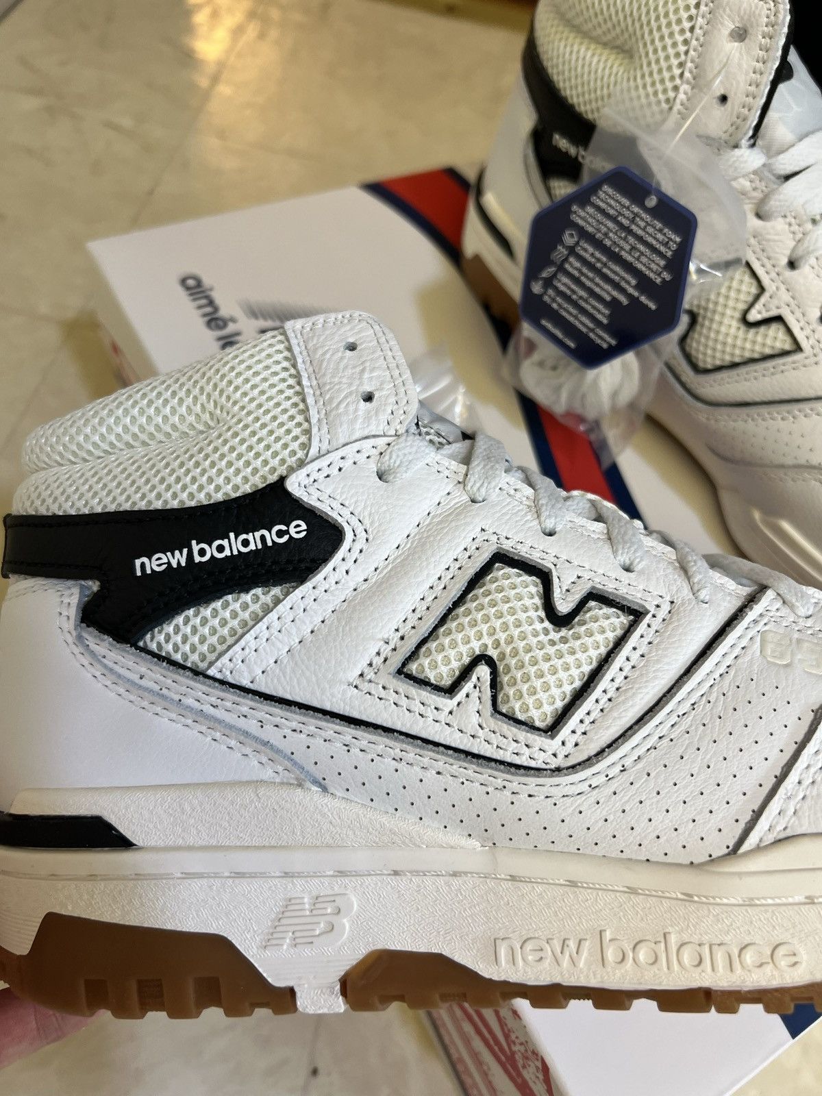 Aime Leon Dore × New Balance New Balance x Aime Leon Dore 650R White Black Size 11 Size US 11 / EU 44 - 4 Thumbnail