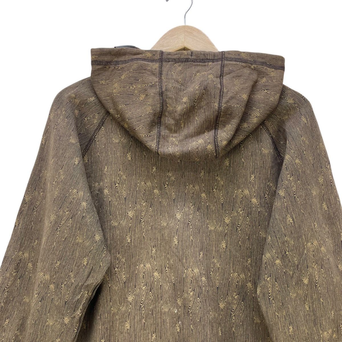 The North Face 💥Vintage TNF The North Face Wood Grain Bamboo Zip Up Size US M / EU 48-50 / 2 - 7 Thumbnail