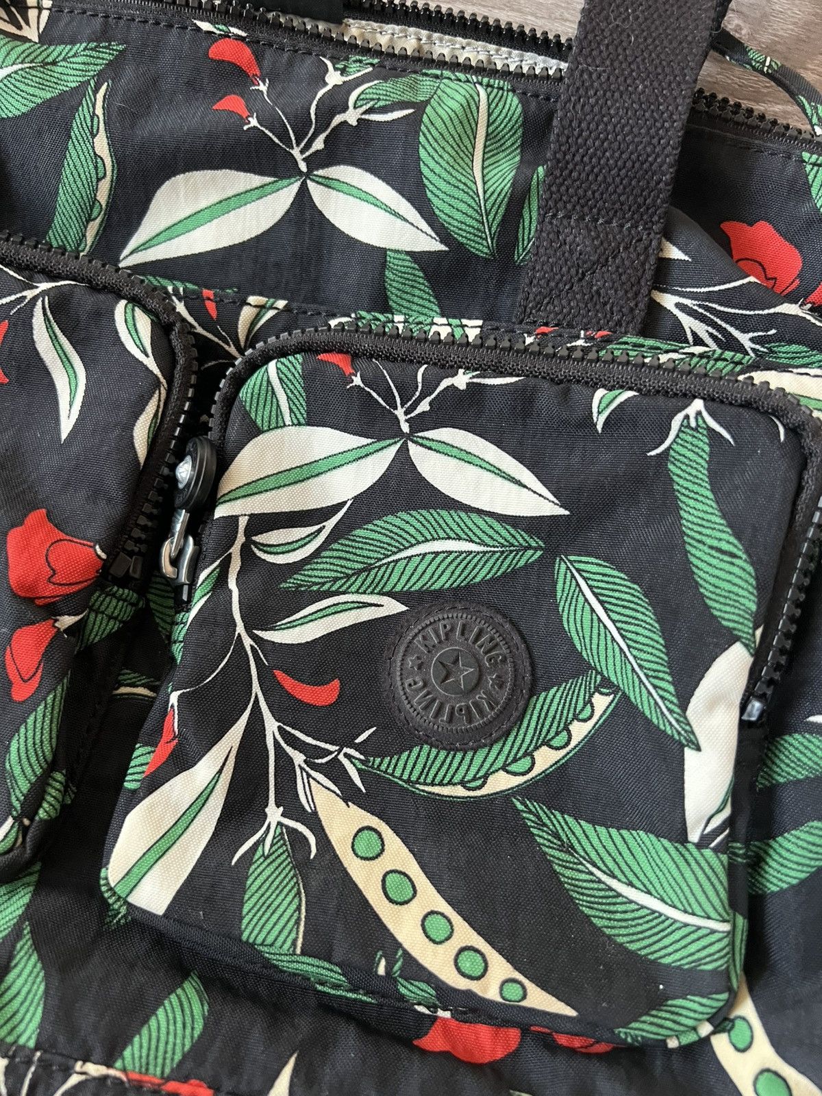 Designer ‼️Kipling with Monkey “Davina” Forest Motives Shoulders Bag‼️ Size ONE SIZE - 11 Thumbnail