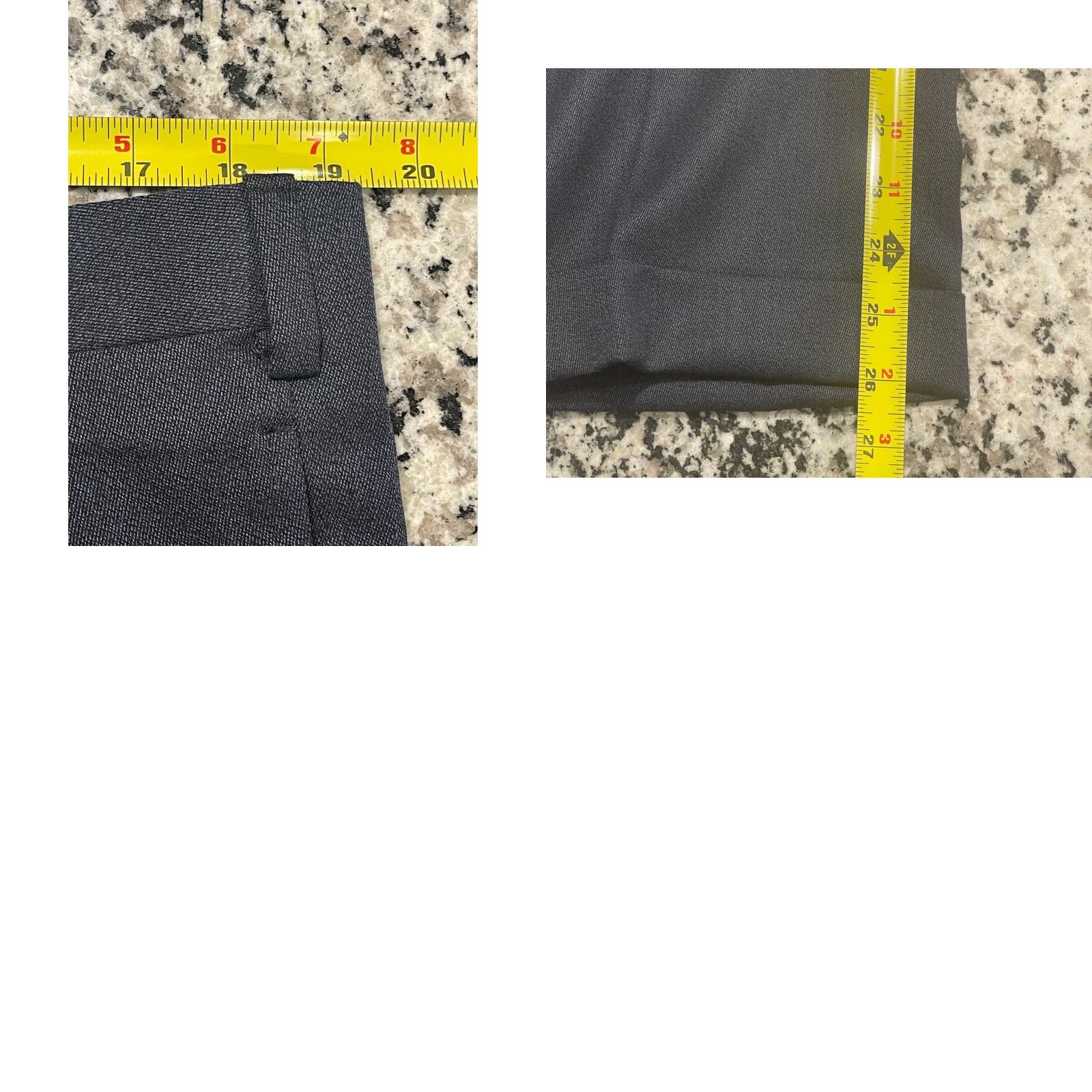 Vintage Oxxford Clothes Dress Pants Man Gray Dress Pants 38x26 Grayish Blue Solid Mens Pants 38 26 Inseam Regular Style: Dress Pants Size US 38 / EU 54 - 8 Thumbnail