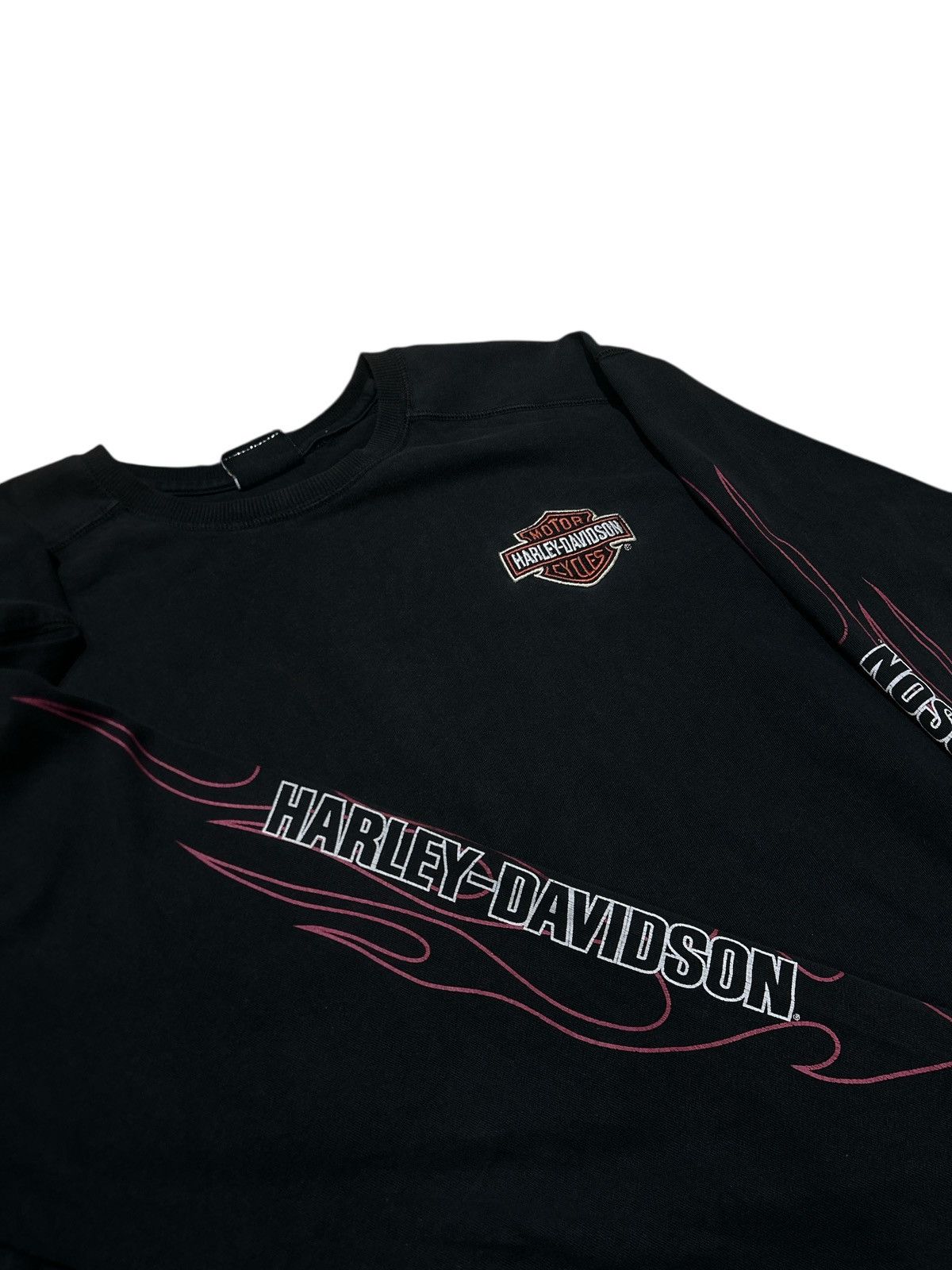 Harley Davidson ⚡️ BINDING OFFER ⚡️Vintage 00s Harley Davidson Flame🔥 Size US M / EU 48-50 / 2 - 3 Thumbnail