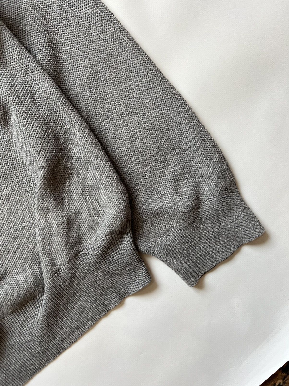 Polo Ralph Lauren Vintage Polo Ralph Lauren Grey 1/4 Zip Sweater Size US XL / EU 56 / 4 - 5 Thumbnail
