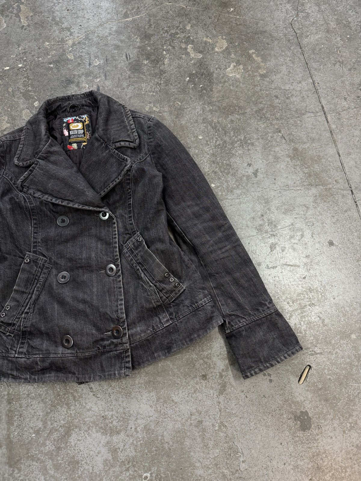 Vintage Vintage y2k Denim Coat Size L / US 10 / IT 46 - 6 Thumbnail