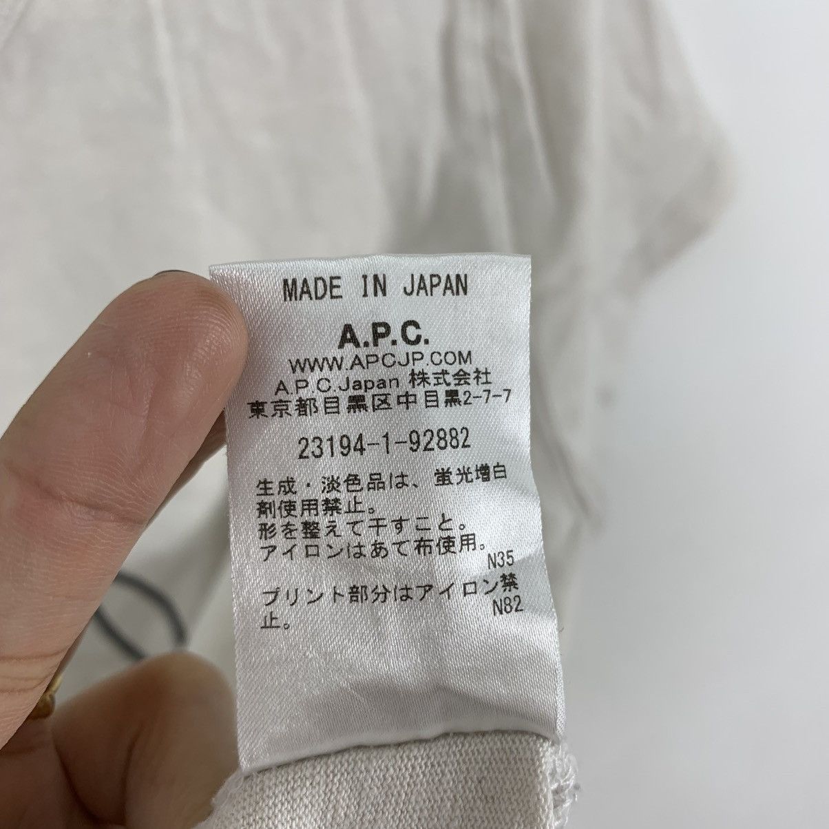 A.P.C. Vintage APC Rue Madame Paris Short Sleeve Tshirt Size US S / EU 44-46 / 1 - 6 Thumbnail