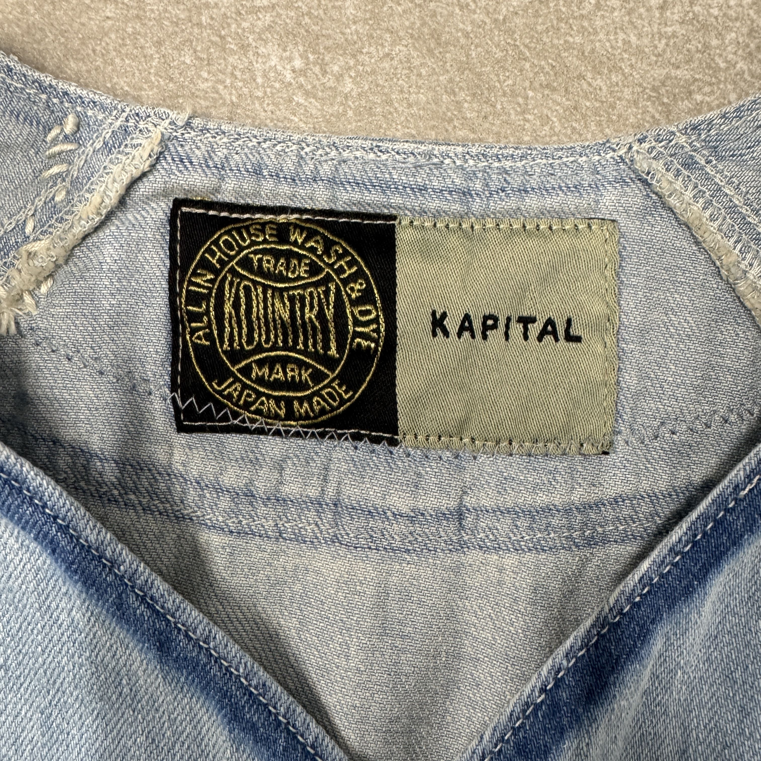 Kapital Kapital Great Kountry Embroidered Shirt In Blue RRP £650 Size US M / EU 48-50 / 2 - 5 Thumbnail