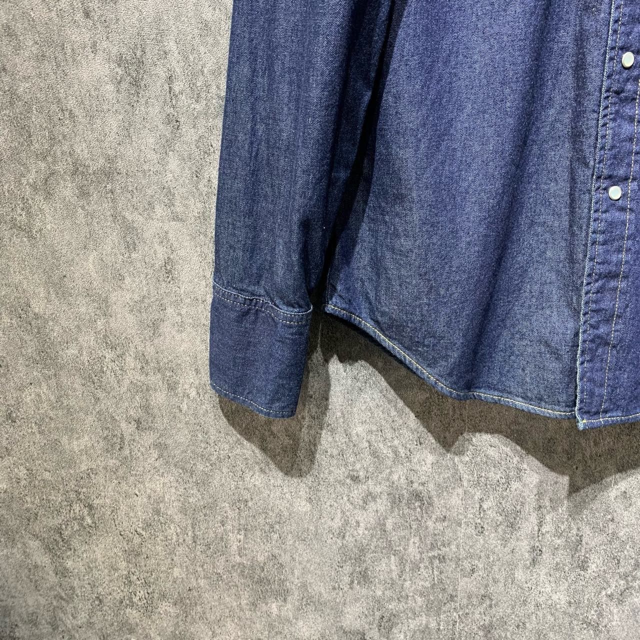 Maison Margiela Maison Margiela Size 39 Solid color denim shirt 2501-Nextar Size US XXS / EU 40 - 7 Thumbnail