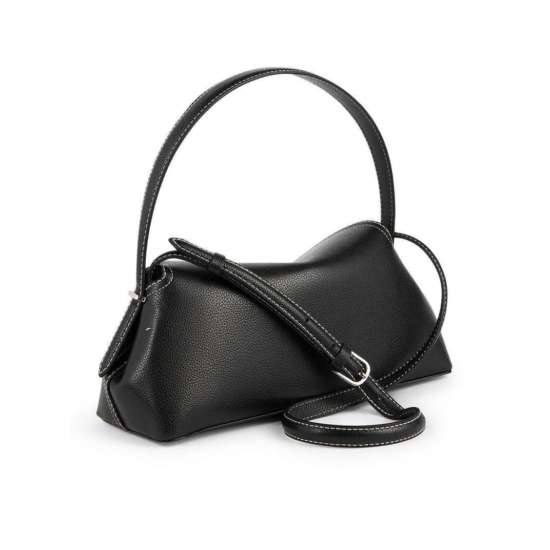 Toteme TOTEME T-lock Black Leather Top Handle Bag New & Authentic Size ONE SIZE - 2 Thumbnail