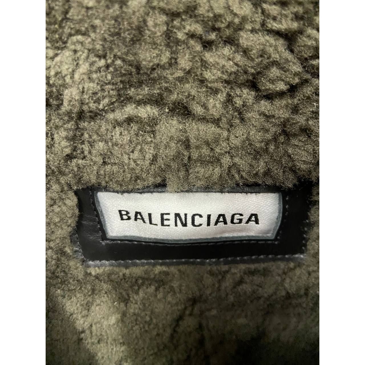 Balenciaga Balenciaga Green Sheepskin Oversized Coat - Size FR36/S Size XS / US 0-2 / IT 36-38 - 6 Thumbnail