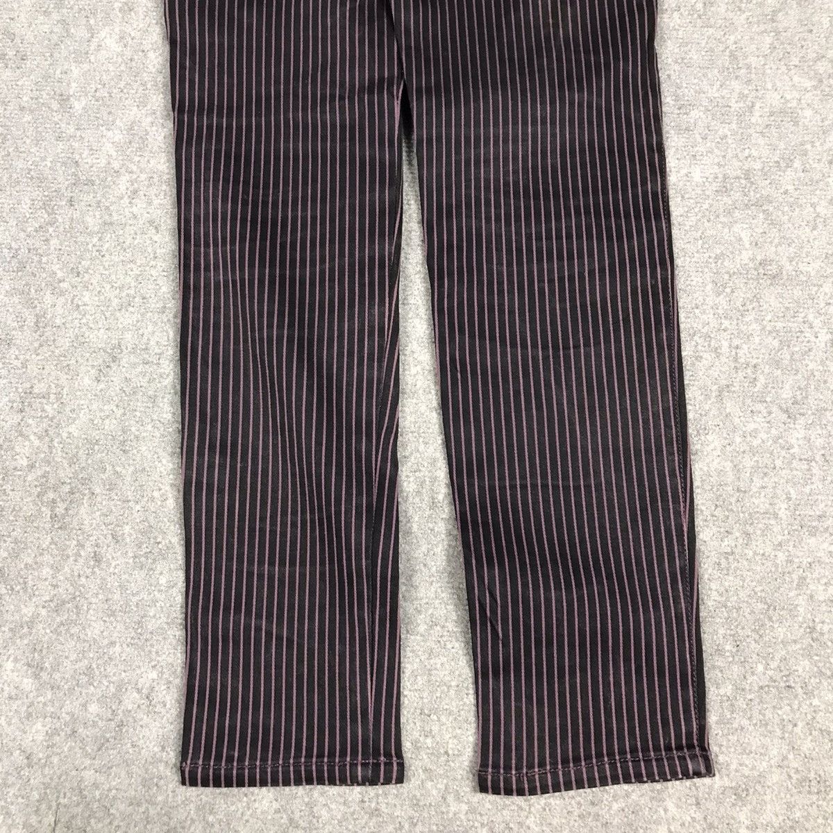 Japanese Brand ALGONQUINS PUNK JAPAN TROUSERS STRIPED DESIGN PANTS Size US 27 - 11 Thumbnail