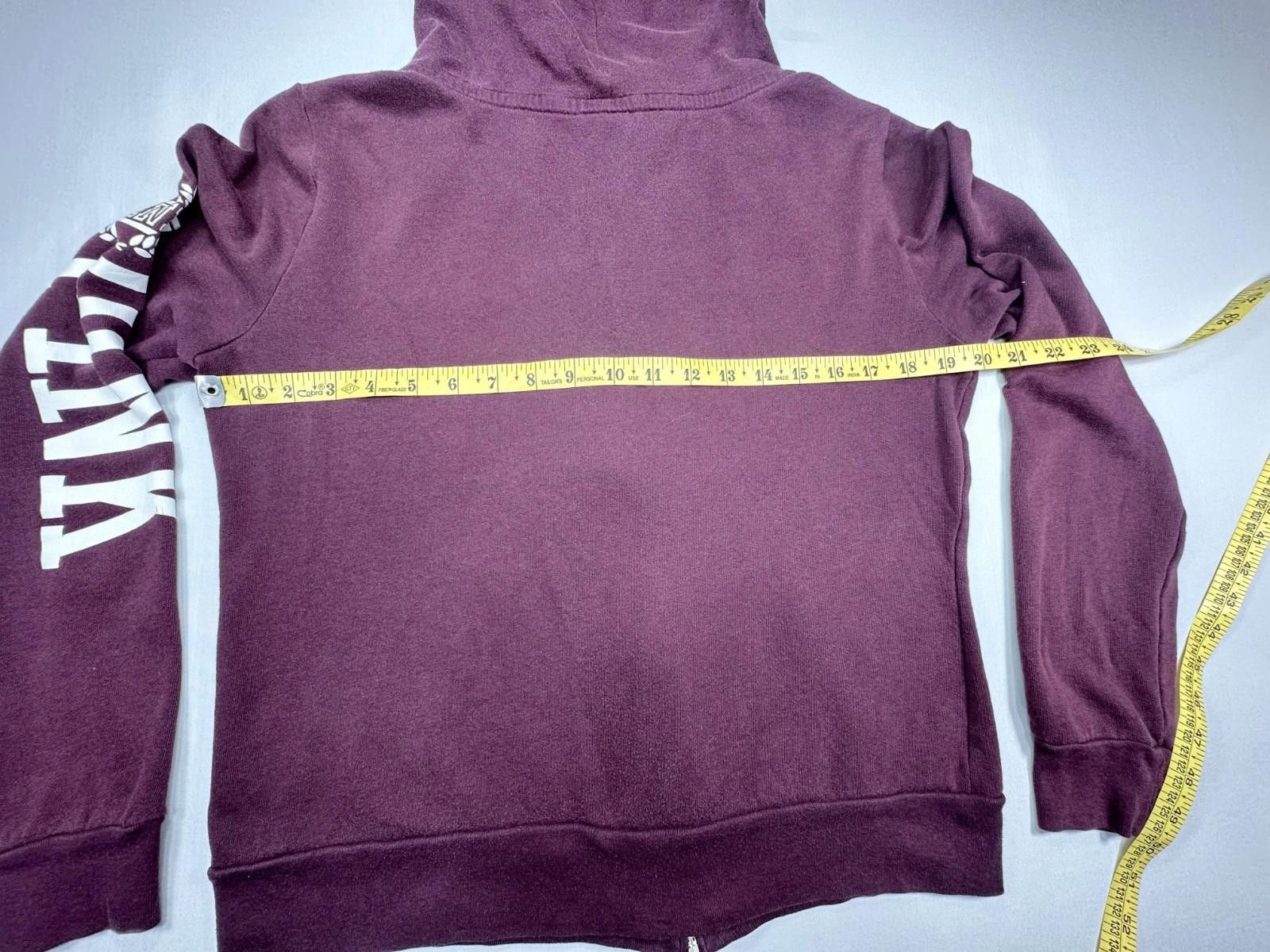 Pink Victorias Secret Pink Full Zip Graphic Hoodie Red Women's M Size M / US 6-8 / IT 42-44 - 4 Thumbnail