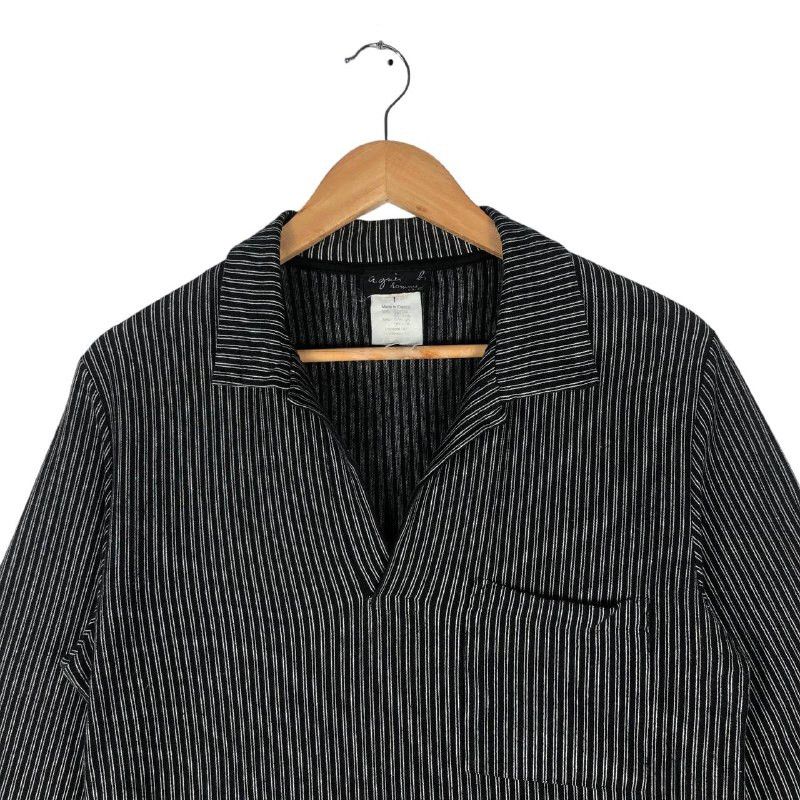 Japanese Brand × Vintage × agnes b. Vintage Agnes.B Long Sleeve Collar t-Shirt Size US S / EU 44-46 / 1 - 2 Thumbnail