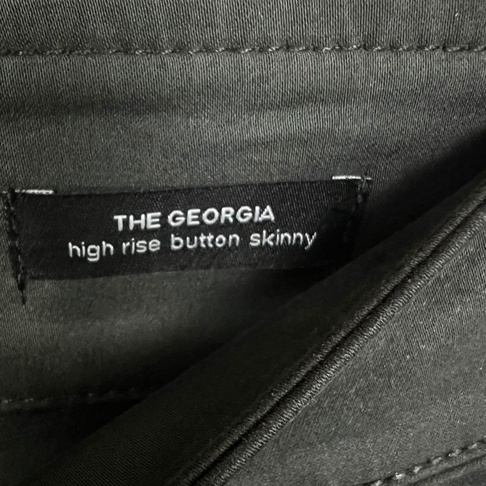 Joe's Joe's Jeans Women's 32 The Georgia High-Rise Button Black Size 32" / US 10 / IT 46 - 7 Thumbnail