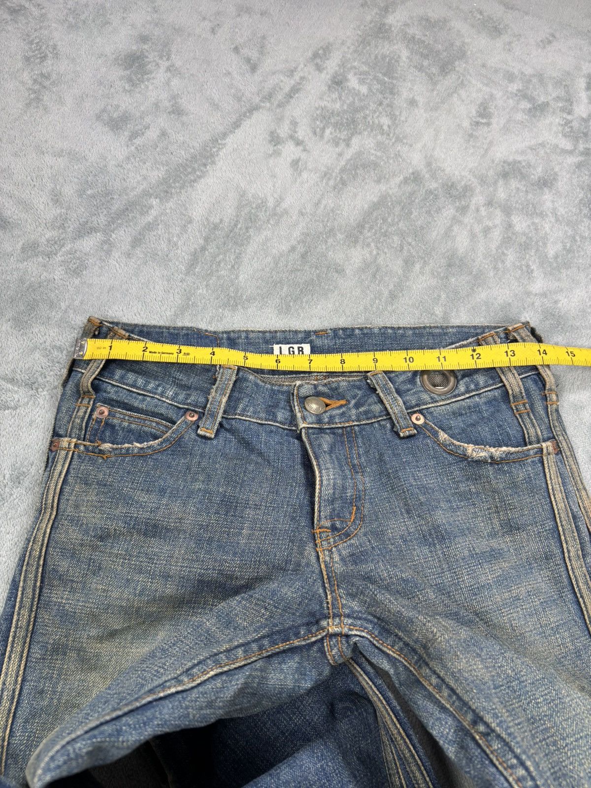 Le Grande Bleu (L.G.B.) L.G.B Flared Denim Pants. S012 Size US 28 / EU 44 - 12 Thumbnail