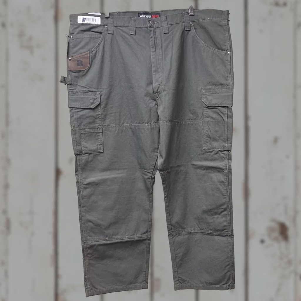 Wrangler VINTAGE is not applicable; Title should be: Wrangler RIGGS Workwear Pants Cargo Loden 46x30 NWT RipStop 100% Cotton Relaxed Straight Workwear Men Size US 30 / EU 46 - 1 Thumbnail