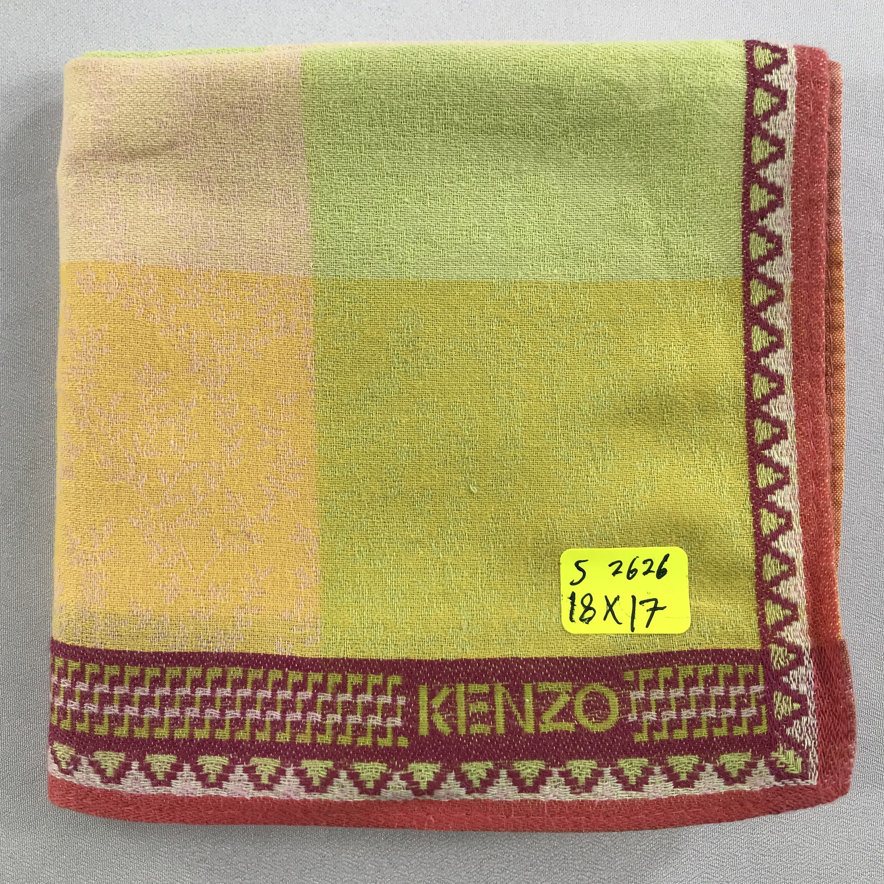 Kenzo × Vintage Kenzo Bandana / Handkerchief / Neckerchief - S2626 Size ONE SIZE - 5 Thumbnail