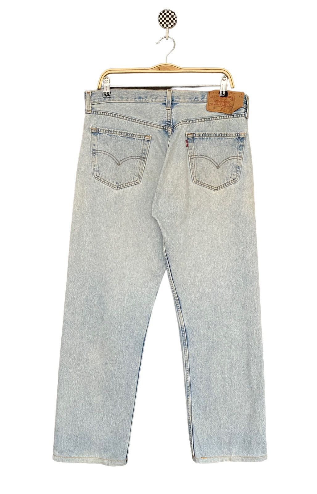 Levi's Vintage Clothing × Vintage Vintage Brand Levis Lot 501 Distressed Jeans 1990s Size US 36 / EU 52 - 4 Thumbnail