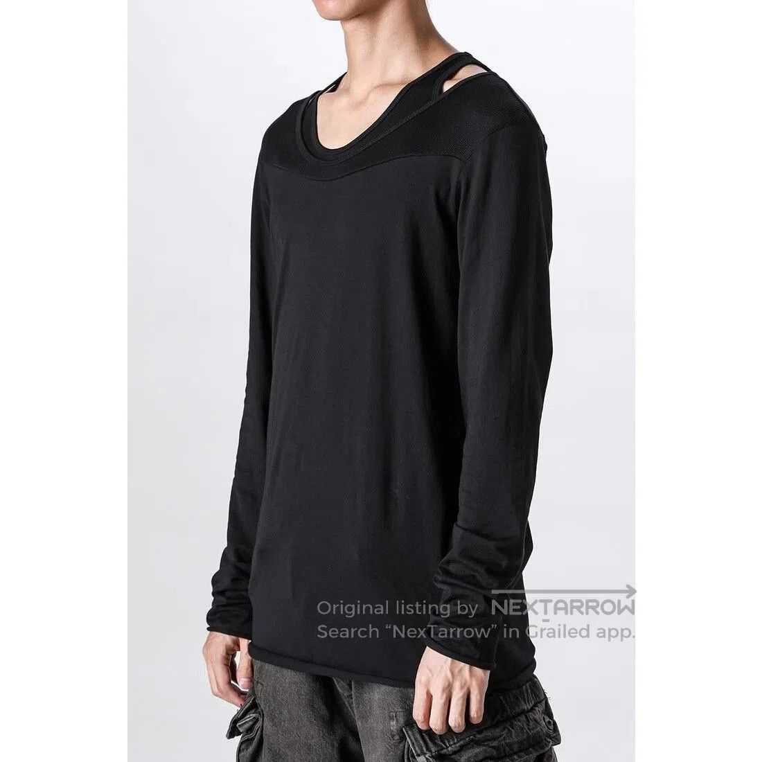 Julius Julius 7 Black Long Sleeve T-Shirt. Size S / US 4 / IT 40 - 5 Thumbnail