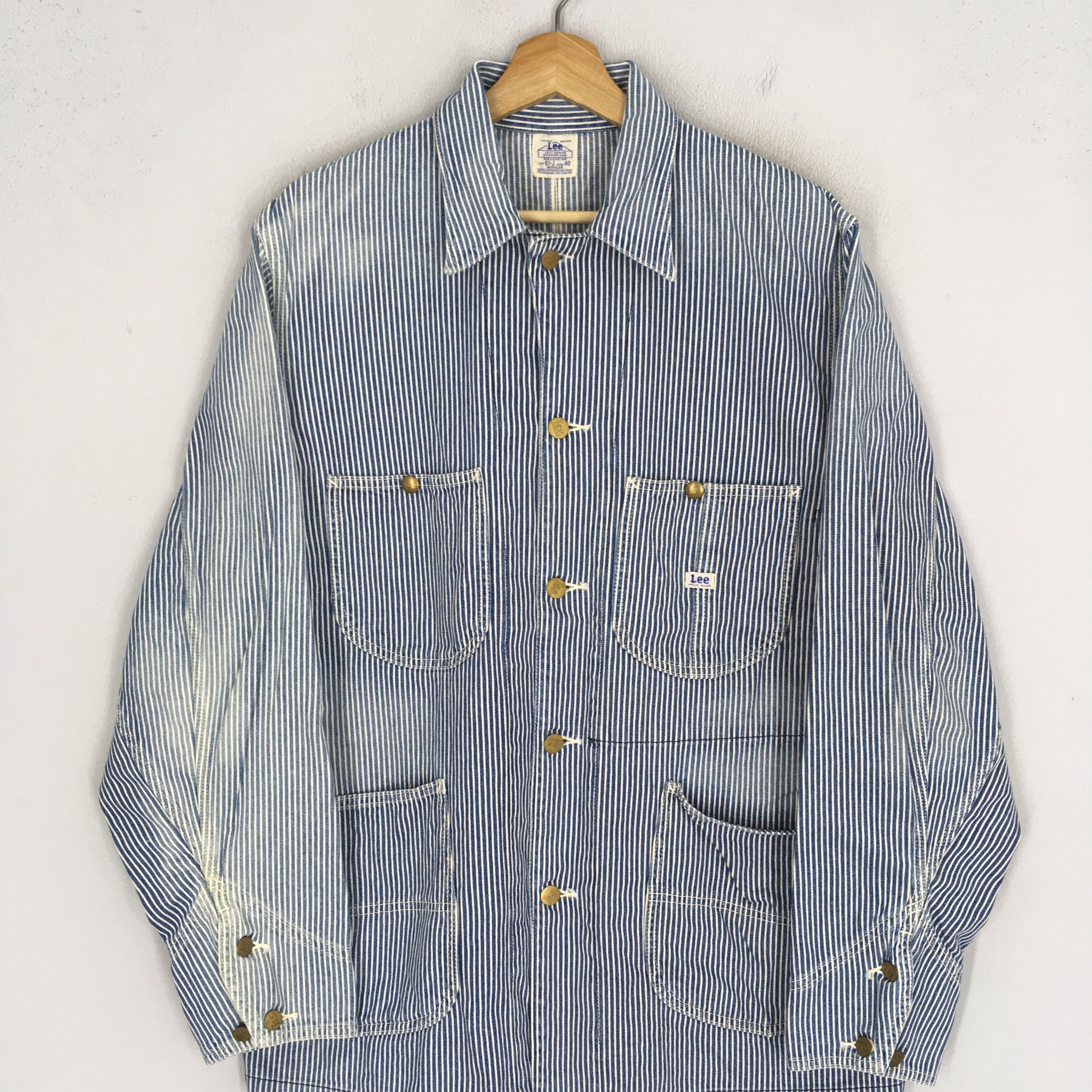 Lee Vintage 90's Lee Sanforized Denim Jacket - 1855 Size US L / EU 52-54 / 3 - 3 Thumbnail