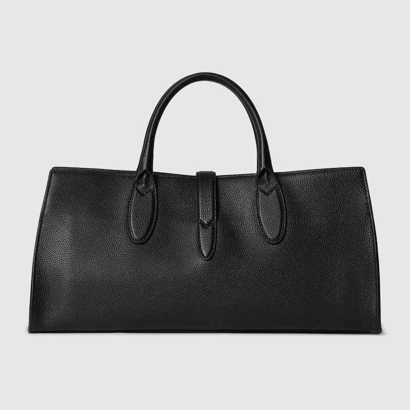 Gucci o1la5ras0526 Size: OS / Medium Tote Bag Hook Closure Black Size ONE SIZE - 3 Thumbnail