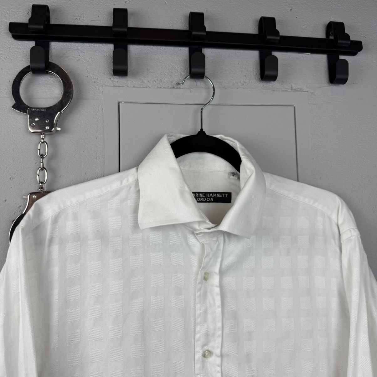 Katharine Hamnett London Vintage Kathrarine Hamnett London Shirt Button Up Size US L / EU 52-54 / 3 - 2 Thumbnail