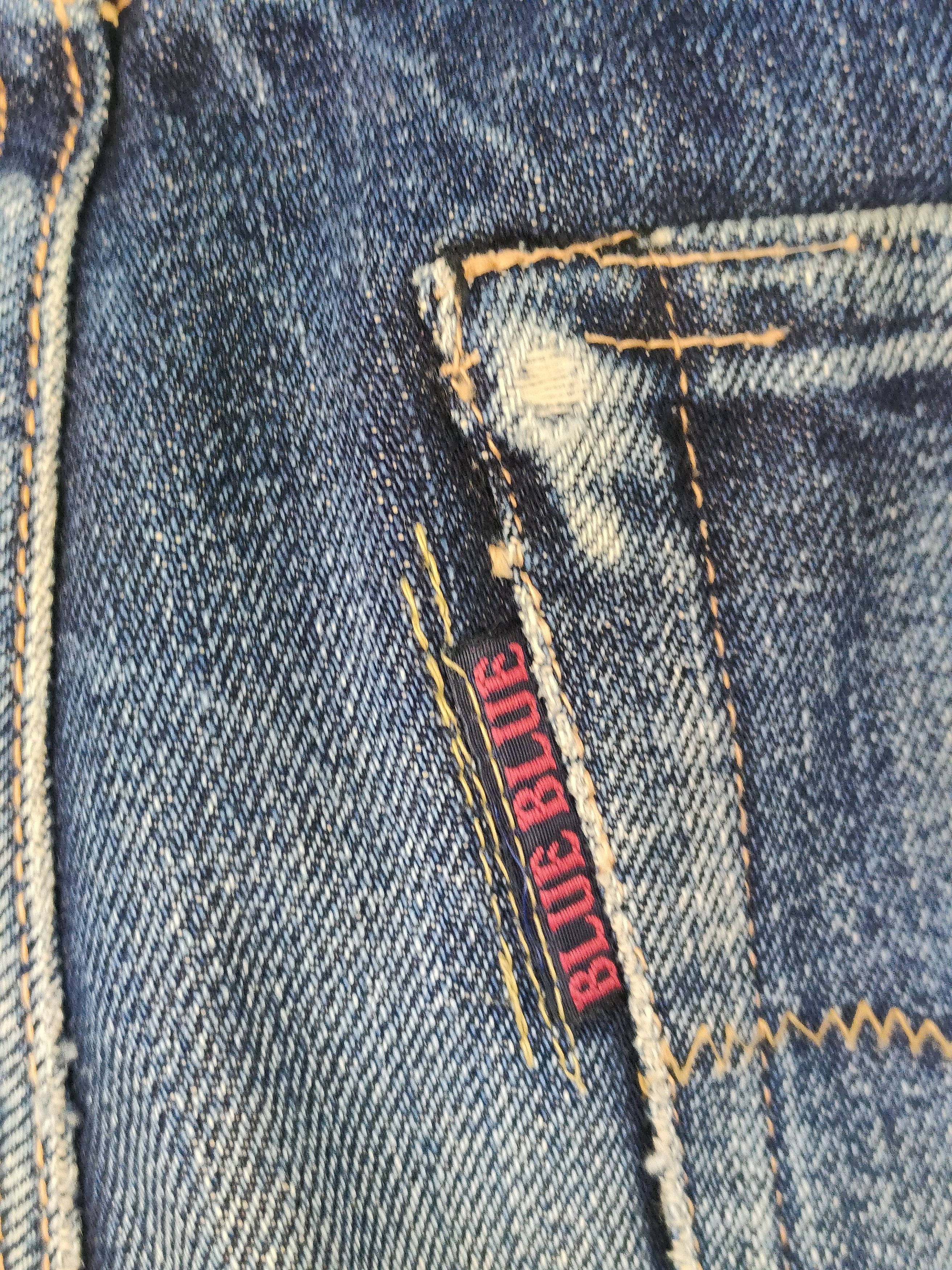 Blue Blue Japan Vintage Blue Blue Japan Indigo Selvedge Denim Pant Size US 32 / EU 48 - 8 Thumbnail