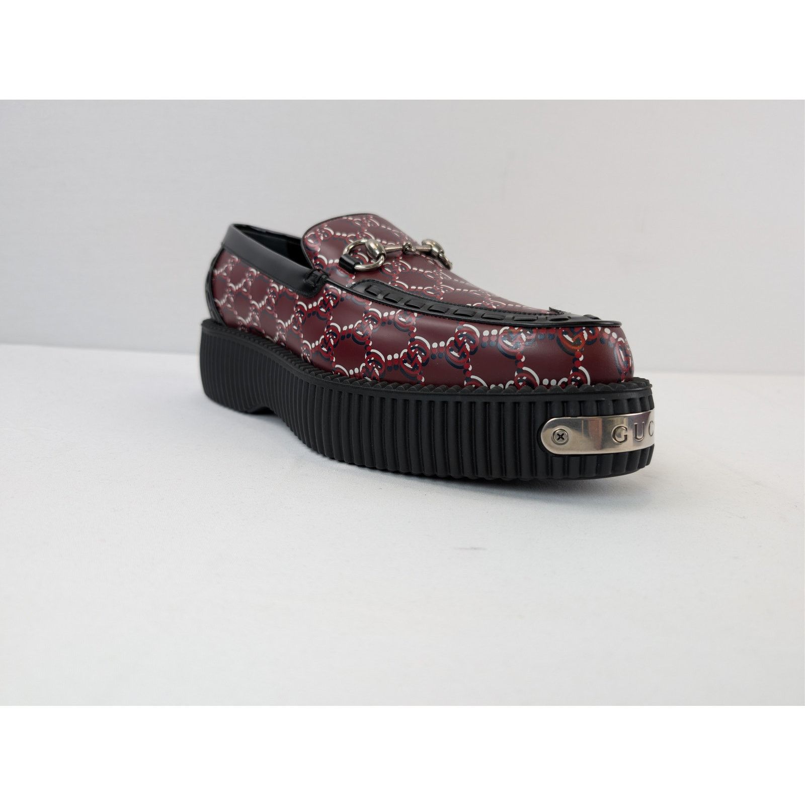 Gucci o1rshd1 Horsebit Creeper Loafer Boots with GG Shadow Size US 6.5 / EU 39-40 - 2 Thumbnail