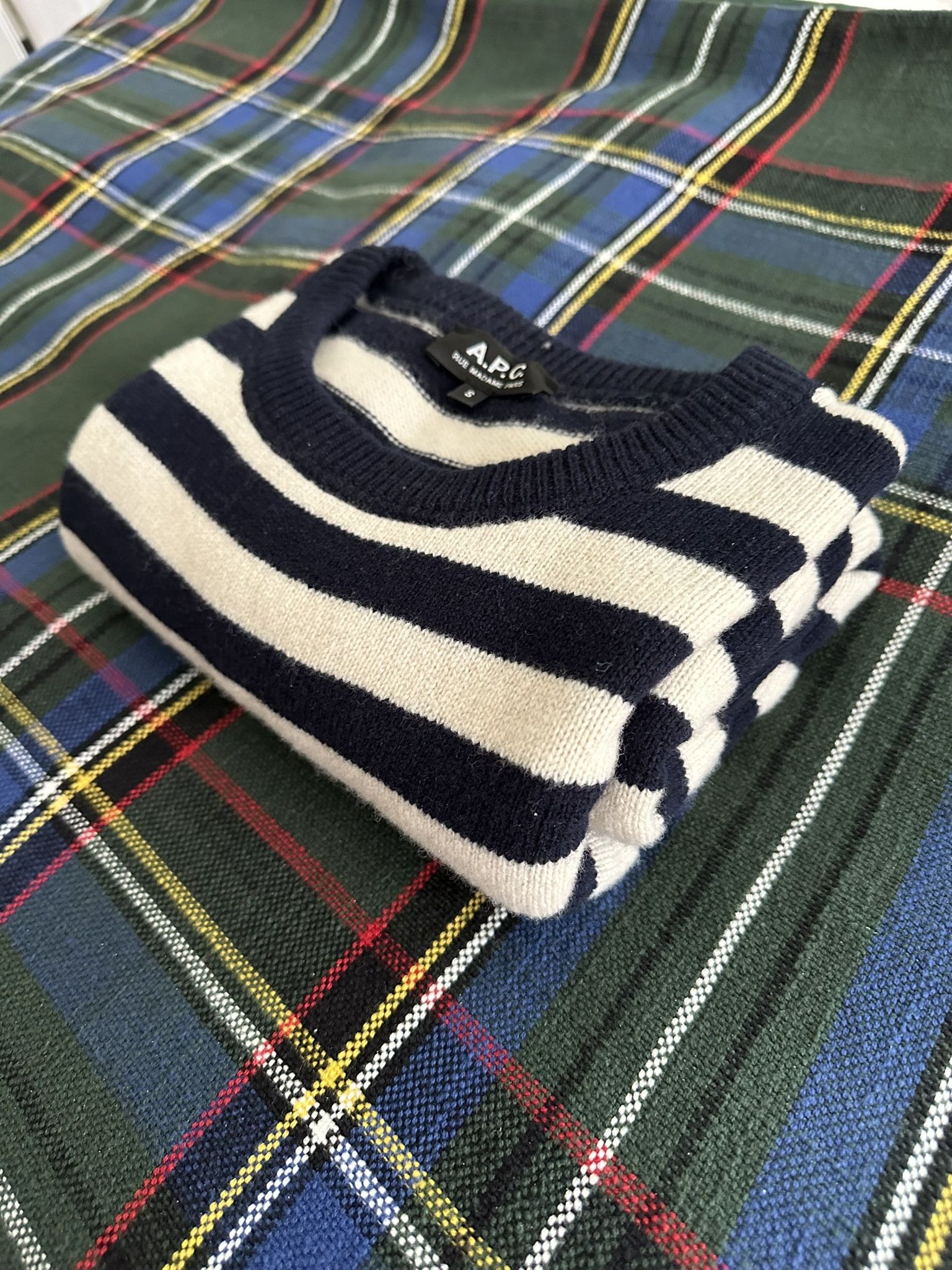 A.P.C. striped sweater Size US S / EU 44-46 / 1 - 12 Thumbnail