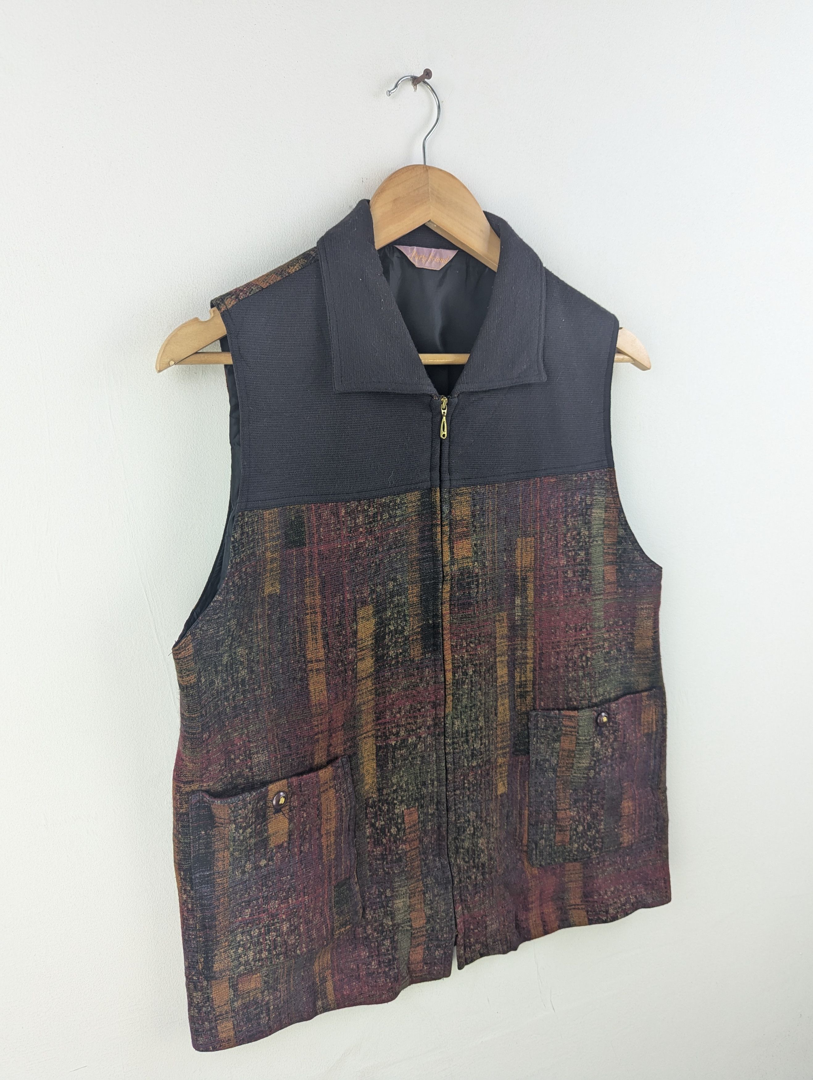 Japanese Brand × Vintage Vintage Women Vest by Party Friend Size M / US 6-8 / IT 42-44 - 3 Thumbnail