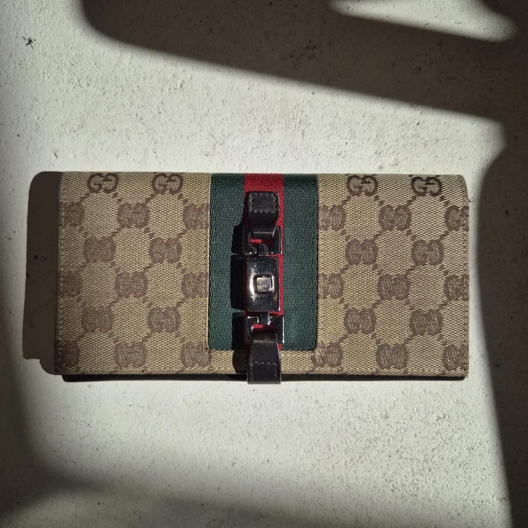 Gucci Gucci Jackie Vintage GG Canvas Wallet Size ONE SIZE - 8 Thumbnail