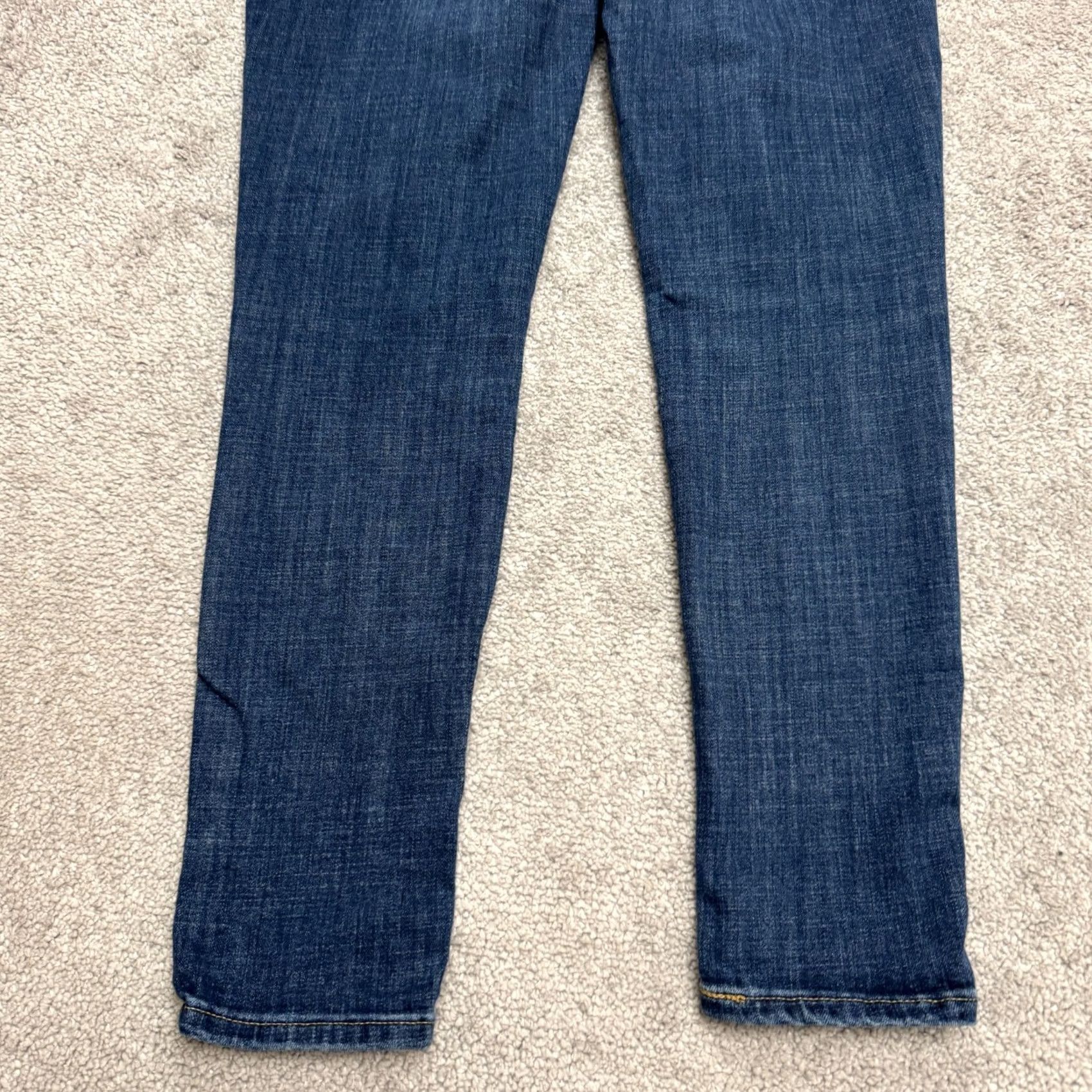 Levi's Levi's 721 High Rise Skinny Denim Jeans Womens 28x30 Blue Dark Wash Stretch Size 28" / US 6 / IT 42 - 5 Thumbnail