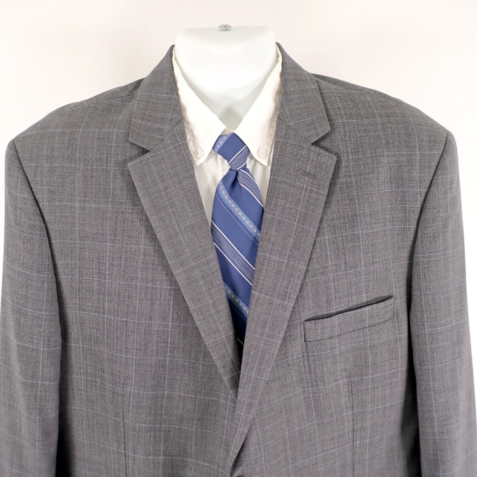 Jos. A. Bank Jos A Bank Signature Tailored Fit Wool 2 Button 2 Piece Suit Size 44R - 3 Thumbnail