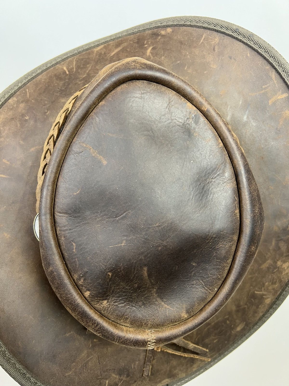 Other Vintage retro barmah leather cowboy punk rock western hat Size ONE SIZE - 15 Thumbnail