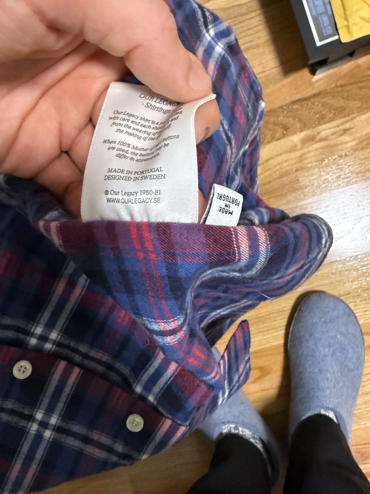 Our Legacy 1980-81 Flannel Shirt Size US M / EU 48-50 / 2 - 7 Thumbnail