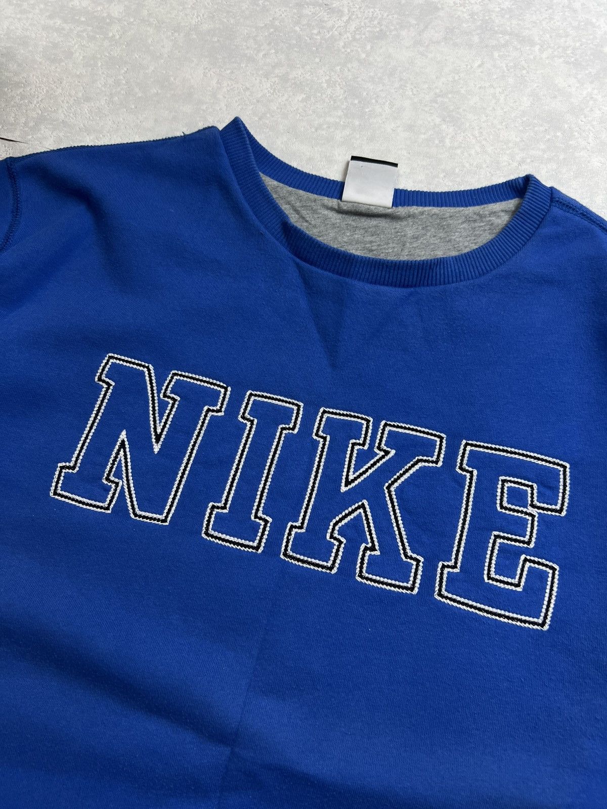Nike 00s Nike Embroidered Logo Spellout Vintage Y2K Sweatshirt Size US XL / EU 56 / 4 - 4 Thumbnail