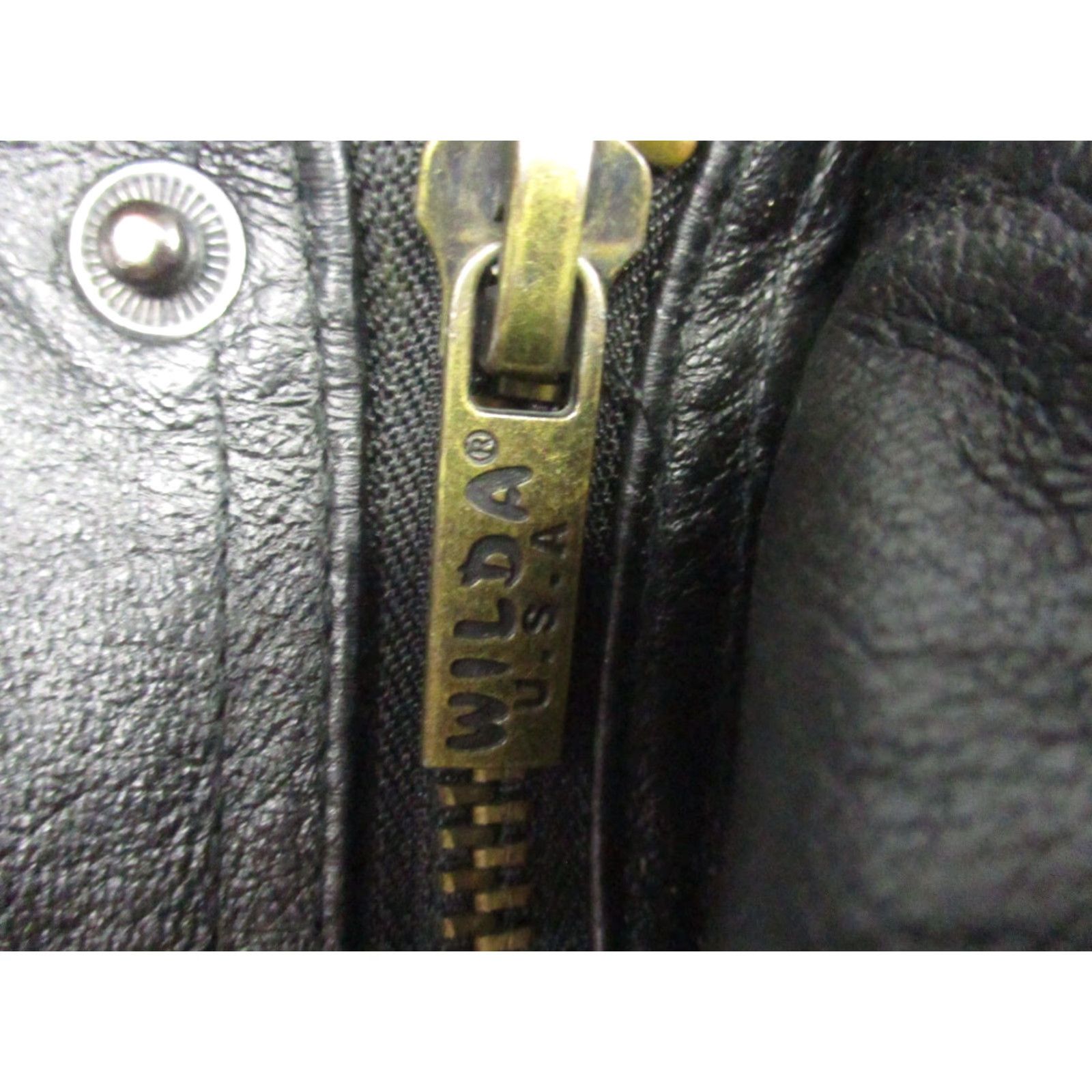 Vintage VINTAGE Wilda Genuine Leather Jacket XL Heavy Duty Lined Black Size US XL / EU 56 / 4 - 7 Thumbnail