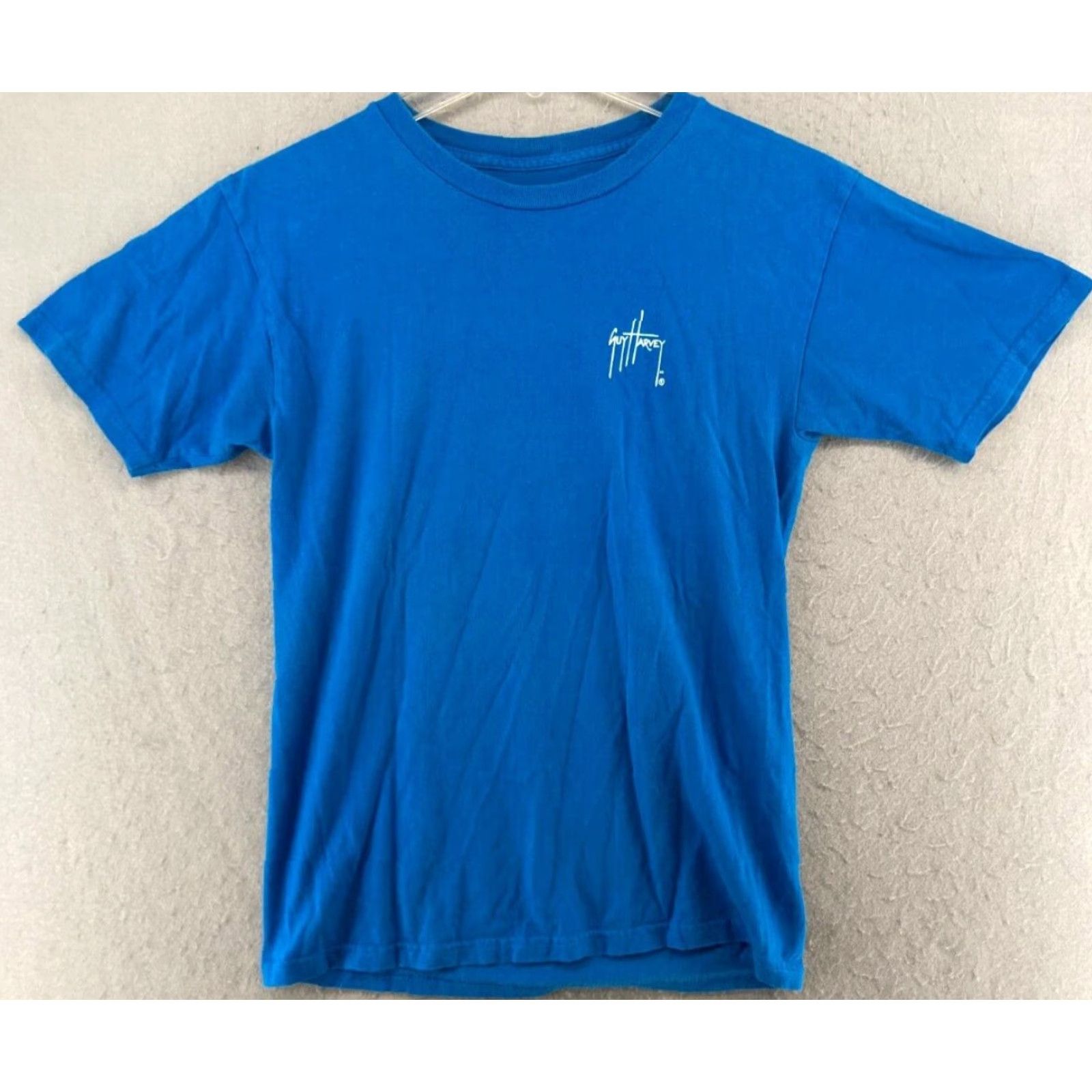 Guy Harvey Guy Harvey Mens TShirt Small Blue Fishing Outdoor Classic Fit Size US S / EU 44-46 / 1 - 2 Thumbnail